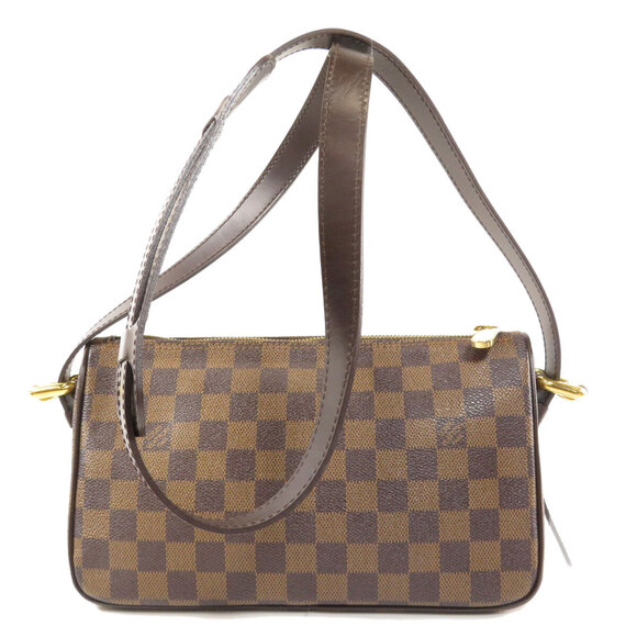 Louis Vuitton Ravello Damier Ebene Brown Shoulder Bag Canvas - Picture 2 of 10